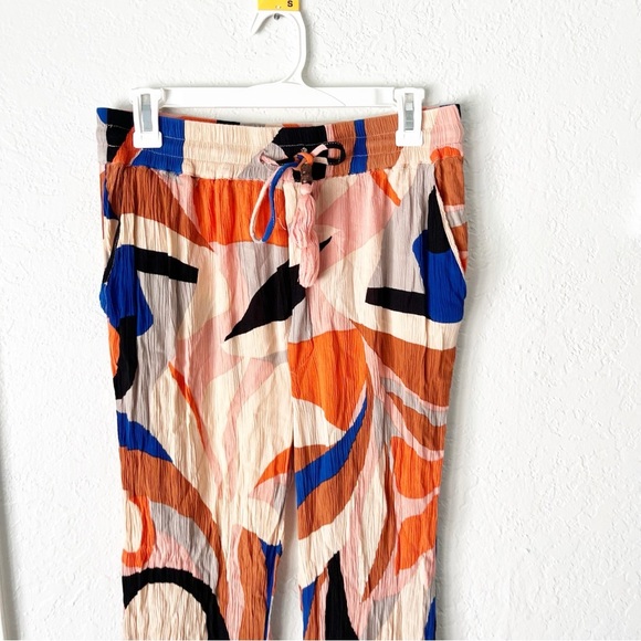 True Destinations Pants Women's Large Abstract Geo Hippie Retro Boho - Picture 2 of 9